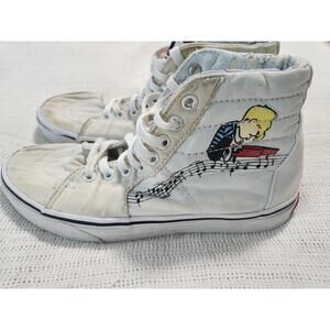 Vans x Peanuts Sk8-Hi Lucy & Schroeder Hi Top Sneakers Men's 7 / Women's 8.5